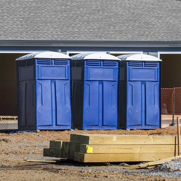 what is the maximum capacity for a single portable toilet in Ridgecrest FL